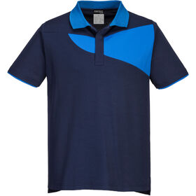 Portwest PW2 Contrast Short Sleeved Polo Shirt