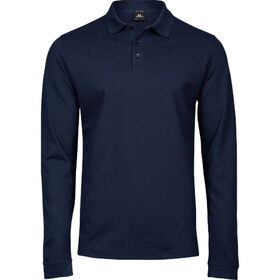 Tee Jays Men's Luxury Long Sleeve Stretch Polo