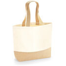Westford Mill Jute Base Canvas Tote