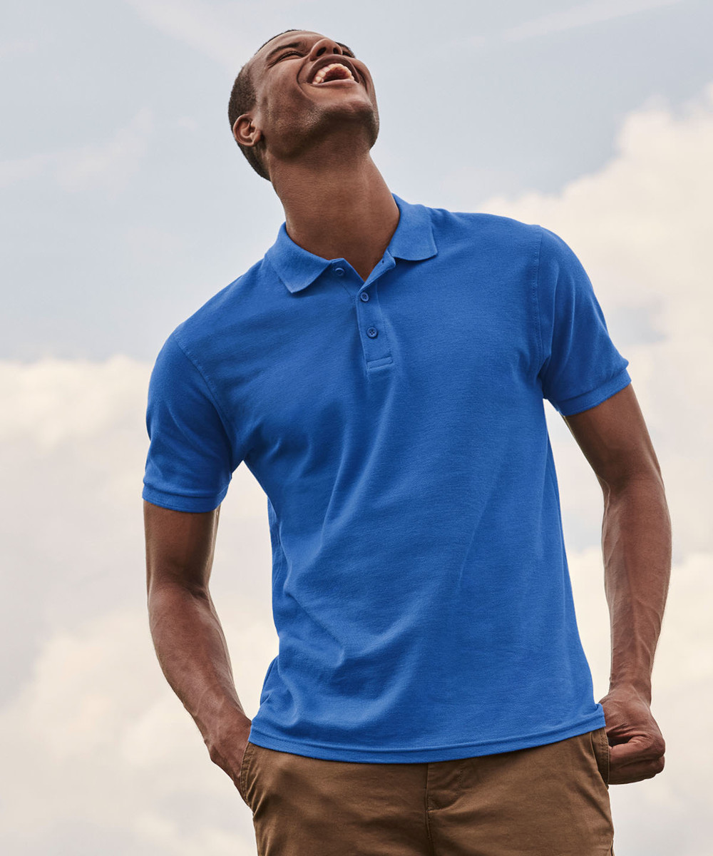 Fruit Of The Loom Premium 100% Cotton Pique Polo