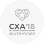 2018 - Win Silver at UK Customer Experience Awards - Customers At The Heart of Everything - Customer Satisfaction.